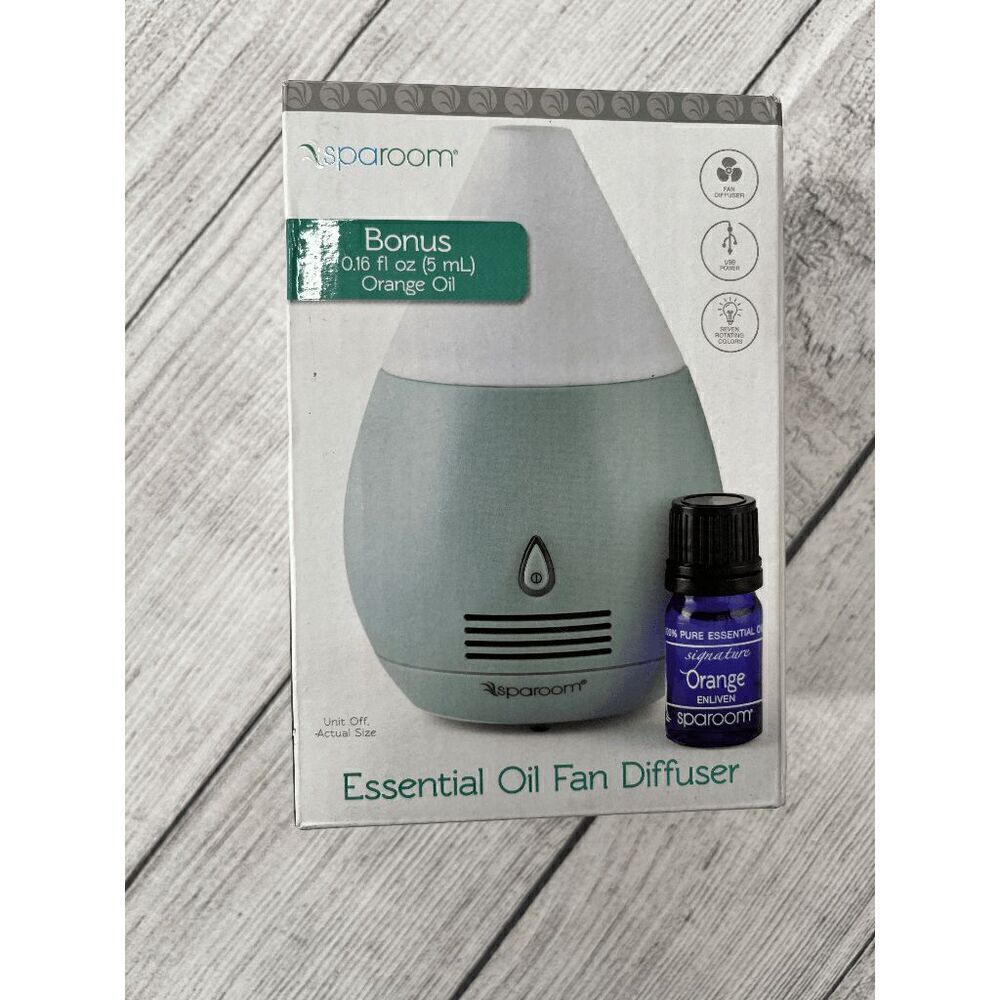 Sparoom Mini Scentifier Essential Oil Fan Diffuser; New